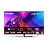 Philips Ambilight PUS8818 108cm (43 pollici) Smart 4K LED TV | UHD & HDR10+ | 120Hz | Processore P5 Perfect Picture | SAPHI | Dolby Atmos | Altoparlanti 20W | Compatibile con Assistente Google & Alexa