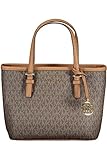 Michael Kors Carry All, Zaffiro, Sig marrone, X-Small