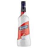 Keglevich, Vodka Panna e Fragola da frutta italiana 100%, senza coloranti e aromi artificiali - 1 bottiglia da 700ml