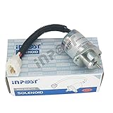 INPOST Solenoide di arresto 12 V 1503ES-12A5UC5S 17454-60010 SA-4569-T per escavatore Kubota BX22D F2560E F3060 BX22D F2560E F3060 V1505T Woodward 175944-6001 4 16616-60013 16616-60010 16616-60015