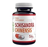 Hepatica, Schisandra Chinensis 500mg 90 capsule vegane 10% Schisandrins, certificato di analisi di AGROLAB Germania, ad alta resistenza, senza glutine e senza OGM