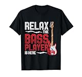 Regalo Divertente Per Bassista Musicista Chitarra Basso Maglietta