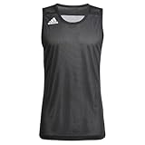 adidas 3G Speed Reversible Sleeveless Jersey, Maglia da Basket Uomo, Black/White, XXL