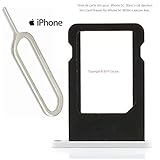 IdealGame Nano Sim Card Holder per l  Apple iPhone 5 C bianco