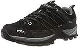 CMP Rigel Low Trekking Shoes Wp, Scarpe da trekking Uomo, Nero-Grey 73UC, 44 EU