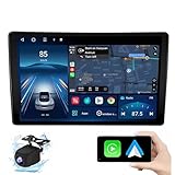 Android 14 Autoradio per Citroen C5 2009 10 Pollici Stereo Auto Radio Doppio DIN con CarPlay/Android Auto GPS USB Bluetooth WiFi FM Comandi al Volante Touchscreen(P1(1G+32G))