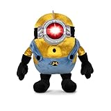 Famosa Softies - Peluche 27 cm New Minions con Poteri del Film Cattivissimo Me 4, giocattolo Minion con tessuto lucido e imbottitura morbida, per bambini 0 anni +, famoso (760024510)