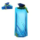 MAKACTUA Bottiglie 700ML di acqua Pieghevole Bottiglia riutilizzabile l acqua Contenitori d Acqua Tanica d Acqua per escursionismo, Adventures, Viaggi