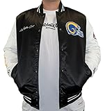 Mitchell & Ness NFL Team Origins Varsity Satin Jacket, LA Rams, M