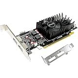 QTHREE Radeon HD 7750 Scheda grafica, 2GB GDDR5 128-bit, Scheda video profilo basso, 2 DisplayPort, PCI Express x16, Graphics Card for PC