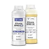 Gomma siliconica 1:1 R PRO 30, non tossica, semplice da usare, resistente alla rottura, 30 shore, compatibile con resine epossidiche, gesso, cera e altri materiali (1 kg)