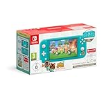 Nintendo Switch Lite Console Animal Crossing: New Horizons Timmy e Tommy Aloha edition (Turchese) con Gioco preinstallato e abbonamento 12 mesi Switch Online