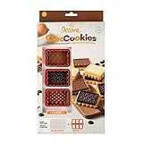 Decora 0255156 Set CiocCookies per Gallette Al Cioccolato Classic, In Plastica, Per Realizzare in Modo Semplice delle Gallette con una Placchetta Di Cioccolato Personalizzata. Confezione Da 2 Pezzi.