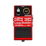 Pedale BOSS RC-1 Loop Station | Semplice Looper Standard del Settore per la Chitarra, il Basso, le Tastiere e Molto Altro | Indicatore LED a 24 Segmenti | Tempo di Registrazione di 12 Minuti