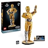 LEGO Star Wars C-3PO, Modellino di Droide da Costruire, Kit Modellismo per Adulti, Personaggio da Collezione, Decorazione per Casa, Idea Regalo per i Fan dei Film, per Uomo, Donna, Lui o Lei 75398