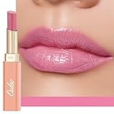 Oulac 2 in 1 Rossetto e Balsamo Labbra Rosa,Labbra Succoso e Lucido, Effetto Idratante e Nutriente, Cura delle Labbra, Fornisce Morbidezza alle Labbra Secche e Screpolate, Vegan (07) First Love