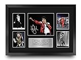 HWC Trading FR A3 Michael Jackson Musician Regali Stampati Autografo Firmato Immagine Per Gli Appassionati Di Memorabilia Musicali - A3 Framed