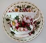 Tazza da collezione/Royal Albert/dicembre/Flower of the month/1 tazza e 1 piattino/grande/originale/Bone China