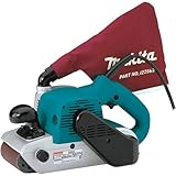 Makita 1200 9403-Levigatrice a Nastro 100x610 mm 1200W 500 m/min 5.7 kg, 1200 W, 120 V