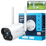 GNCC Telecamera Wi-Fi Esterno 2K Videocamera Sorveglianza Esterno, Visione Notturna, Impermeabile, Sensore di Movimento, Audio Bidirezionale, Registrazione 24/7, 2.4G, GT1Pro