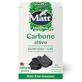 Matt, Carbone Attivo Vegetale, Integratore Alimentare a Base di Carbone Attivo Vegetale, Utile per Contrastare il Gonfiore Addominale, Confezione da 75 Compresse, 37,8 g