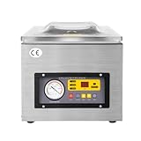 Macchina sottovuoto alimentare professionale 120 W Macchina imballatrice sottovuoto secco/bagnato sigillatrice per uso domestico e commercio, 220 V 26 cm