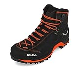 SALEWA Ms Mountain Trainer Mid Gore-tex, Stivali Uomo, Asphalt/Fluo Orange, 43 EU