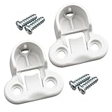 Bastone appendiabiti 130527 compatibili con IKEA KOMPLEMENT PAX ricambio armadio supporto Bianco (2 pezzi)