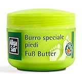 Allga San Burro Speciale Piedi - Crema Piedi Secchi e Screpolati, 200 ml - Idratante e Profumata per Piedi Vellutati Fin dalle Prime Applicazioni - Con Burro di Karitè e Burro di Cacao