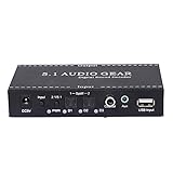 Lechnical NK-A6L 5.1 Audio Gear Decodificatore Audio Digitale Convertitore Audio Uscita Audio da 3,5 mm Sostituzione per Spina Dolby Digital AC-3 DTS EU