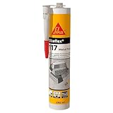 Sika - Sikaflex-117 Metal Force, Grigio Chiaro - Adesivo elastico per l incollaggio di elementi metallici - Buona lavorabilità - Cartuccia da 290ml