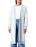 blonda Cardigan, Blu Bianco Lana, XL/XXL Donna