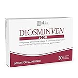 Dulàc - Diosmina Esperidina 500 mg 30 compresse Diosminven. Integratore per Emorroidi, Microcircolo, Gambe Gonfie, Plesso Emorroidario, Vene Varicose, Capillari Rotti.