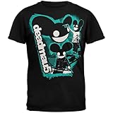 Deadmau5 Mens 3 Heads Soft T Shirt Black S