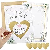 BETESSIN 2pz Cartoline Testimone Nozze Vuoi essere la mia testimone 4pz Gratta e Vinci Adesivi Cuore 2pz Buste per Chiedere Essere Testimone Regalo Biglietti Invito Matrimonio Gadget