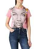 Desigual TS_Face T-Shirt, Red, S da Donna