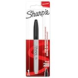 SHARPIE Pennarello Indelebile, Punta Fine, Confezione da 1, Nero