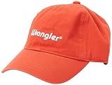 Wrangler Berretto con Logo Slavato Cappello, Terra di Siena bruciata, Taglia Unica Uomo