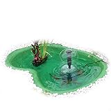 GIARDINI D ACQUA Laghetto Caldonazzo Stagno Da Giardino Preformato 90 L Plastica Piante Pesci Koi Diy Pond Garden Waterfall