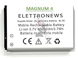 Batteria per Brondi Magnum 4 batteria compatibile pari originale Brondi magnum 4 1000 mAh Litio 3,7V