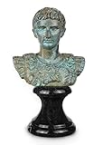 The Antica Casa Augusto Caesar Busto (Bronzo Verde)