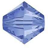 Swarovski 15 Cristalli Originali BICONO 3 MM 5301-5328 211 Light Sapphire