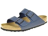 Birkenstock Arizona, Sandali Unisex Adulto, Blu (Blau), 38 (Normale)