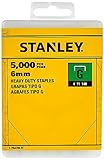 Stanley 1-TRA704-5T - Pack de 5000 grapas tipo G (6 mm)