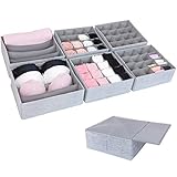 Simple Joy®, PAX100, Organizer per guardaroba ikea, su misura, fondo stabile, per cassetti, per calze, biancheria intima, cravatte, set da 6