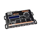 PRV AUDIO Car Audio DSP 2.4X Digital Crossover ed Equalizzatore 4 Canali Full Digital Signal Audio Processor DSP con Sequencer Remote Relay