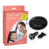 BABY BELL PLUS Dispositivo anti abbandono auto, dispositivo anti abbandono, seggiolino auto, Universale 100% auto, espandibile, funziona anche senza smartphone