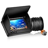 Fotocamera Fish Finder, fotocamera da pesca subacquea con display IPS da 4,3 pollici per pesca su ghiaccio, fiume e barca