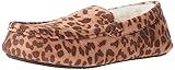 Amazon Essentials Pantofola a Mocassino Donna, Rosato Leopardata, 40 EU