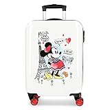 Disney Paris, Trolley Rigido Cabina 55m Ragazza, Bianco (White), 38x55x20